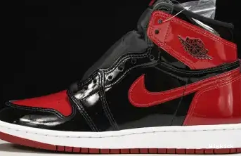 OG JORDAN HIGH AIR 1 “BRED PATENT” 555088-063 0527